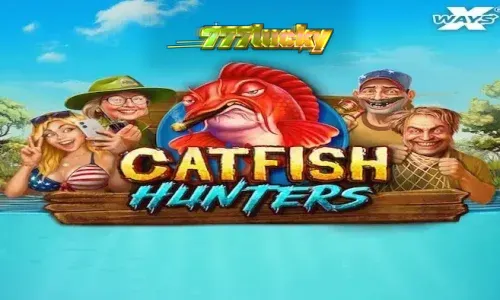 Tampilan antarmuka slot Catfish Hunters pada perangkat seluler